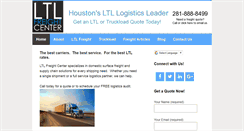 Desktop Screenshot of ltlfreightcenter.com
