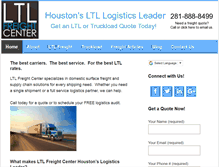 Tablet Screenshot of ltlfreightcenter.com